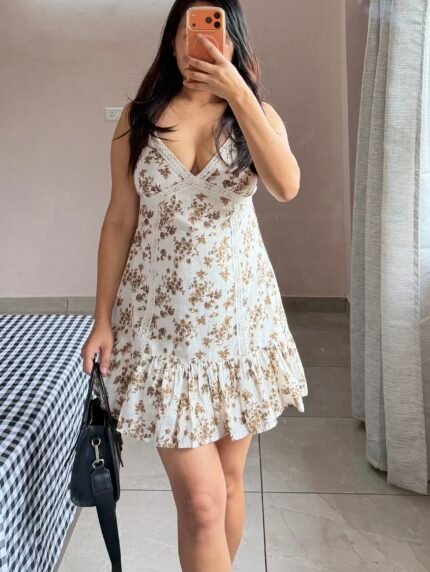 Short floral dress