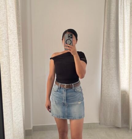 Denim skirt