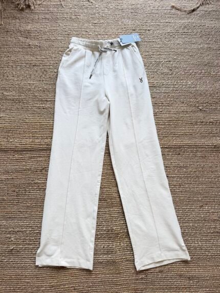 High waisted straight fit trouser